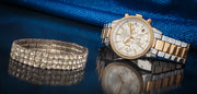 Michael Kors MK6474 Ritz Two-Tone Chronograph Women's Watch - mzwatcheslk srilanka
